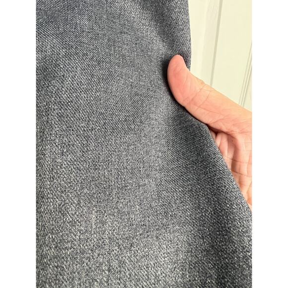 Handmade Gray Silver XS X-Small minimalist preppy career reversible vest - Picture 4 of 7